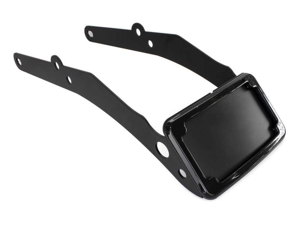 Tail Tidy Fender Eliminator Kit - Black with Number Plate Light Only. Fits Softail Slim 2012-2017.