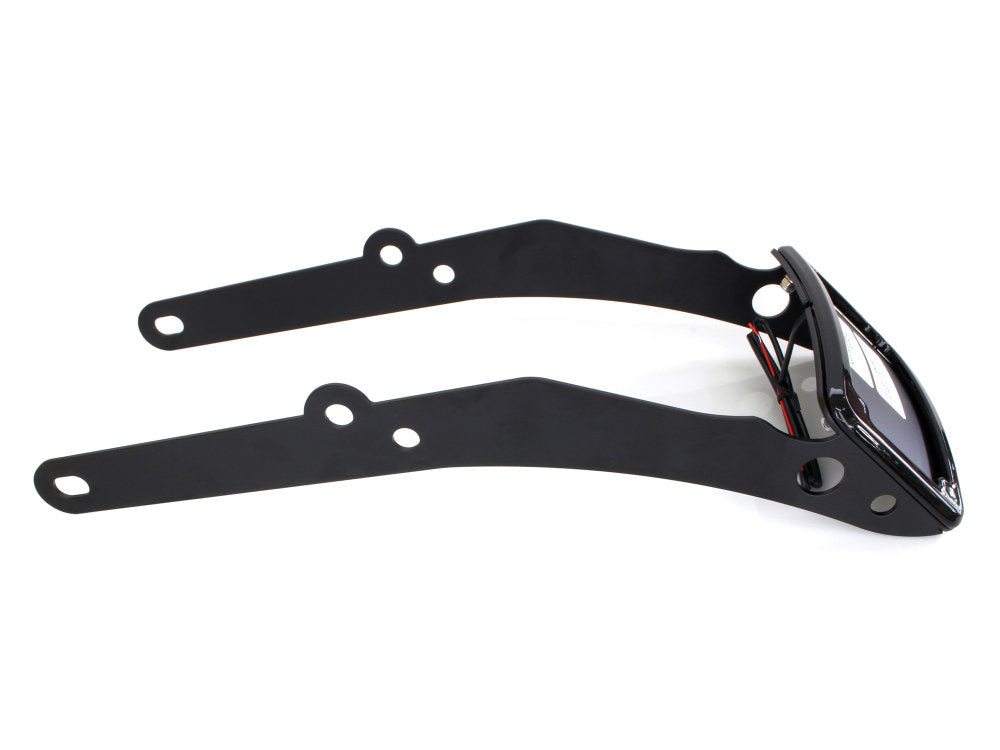 Tail Tidy Fender Eliminator Kit - Black with Number Plate Light Only. Fits Softail Slim 2012-2017.