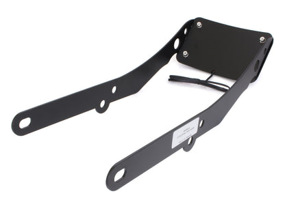 Tail Tidy Fender Eliminator Kit - Black with Number Plate Light Only. Fits Softail Slim 2012-2017.
