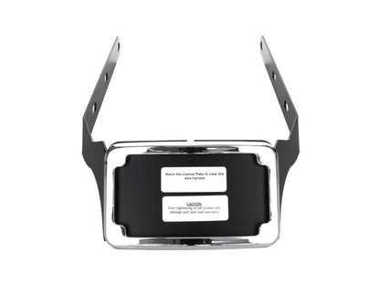 Tail Tidy Fender Eliminator Kit - Chrome with Number Plate Light Only. Fits Softail Breakout 2018up.
