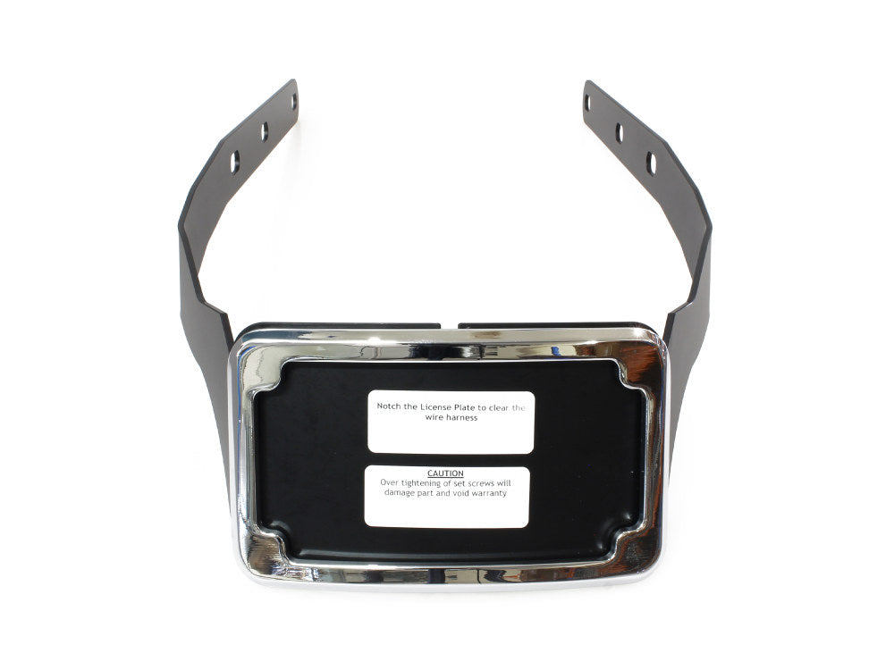 Tail Tidy Fender Eliminator Kit - Chrome with Number Plate Light Only. Fits Softail Fat Boy 2018up.