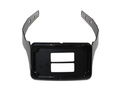 Tail Tidy Fender Eliminator Kit - Black with Number Plate Light Only. Fits Softail Fat Boy 2018up.