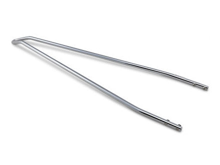 30in. Tall Attitude Stick Sissy Bar Upright - Chrome. Fits 6.88in. - 8.75in. Wide Side Plates.