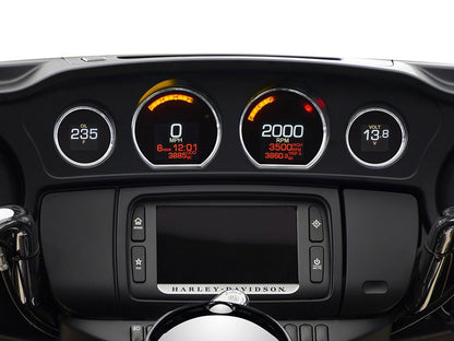 KPH Speedometer & Tachometer - 4 Gauge Kit. Fits Touring 2014-2023 with Fairing.