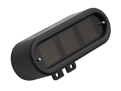 Handlebar Mounted Oval Speedometer/Tachometer - Black. Fits Softail 2004-2010, Dyna 2004-2011, Sportster 2004-2013, V-Rod 2007-2017.
