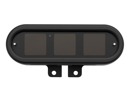 Handlebar Mounted Oval Speedometer/Tachometer - Black. Fits Softail 2004-2010, Dyna 2004-2011, Sportster 2004-2013, V-Rod 2007-2017.