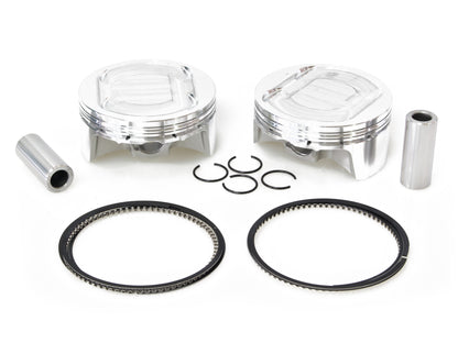 128ci Big Bore Kit with Highlighted Fins - Black. Includes CP Carrillo 11.0:1 Compression Piston Kit. Fits Milwaukee-Eight 2017up 114ci or 117ci Engine