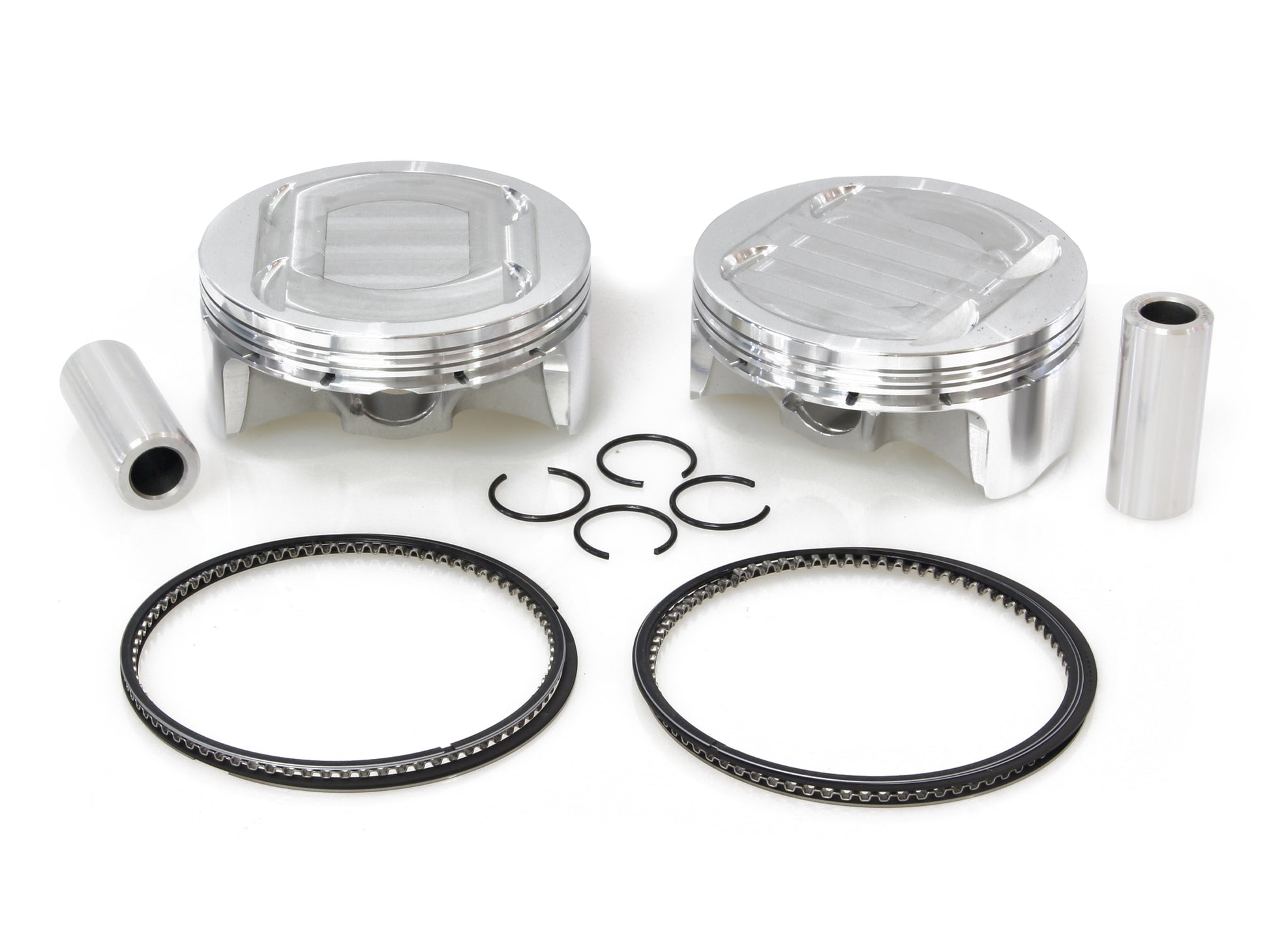 128ci Big Bore Kit with Highlighted Fins - Black. Includes CP Carrillo 11.5:1 Compression Piston Kit. Fits Milwaukee-Eight 2017up 114ci or 117ci Engine