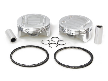 128ci Big Bore Kit with Highlighted Fins - Black. Includes CP Carrillo 11.5:1 Compression Piston Kit. Fits Milwaukee-Eight 2017up 114ci or 117ci Engine