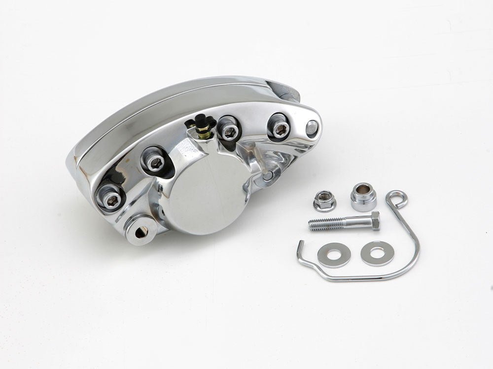 Front Brake Caliper - Chrome. Fits Big Twin 1972-1984.