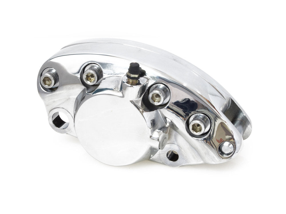 Rear Brake Caliper - Chrome. Fits Big Twin 1973-1983.
