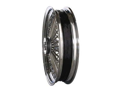 18in. x 3.5in. Mammoth Fat Spoke Rear Wheel - Chrome. Fits Softail 2000-2007, Dyna 2000-2005, Sportster 2000-2004 & Touring 2000-2001.