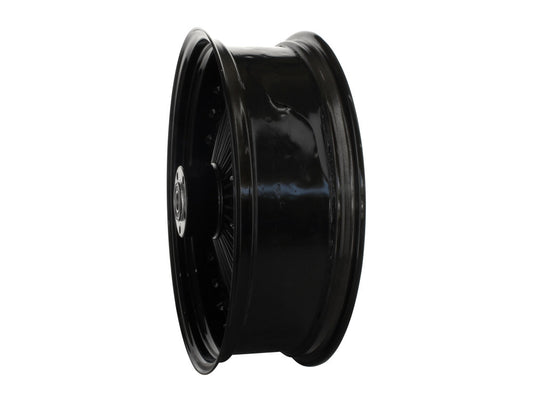 18in. x 5.5in. Mammoth Fat Spoke Rear Wheel - Gloss Black. Fits Softail 2008up.