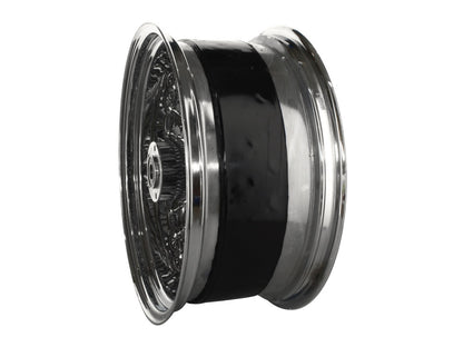 18in. x 8.5in. Mammoth Fat Spoke Rear Wheel - Chrome. Fits Softail Breakout 2013-2017 & Rocker 2011.