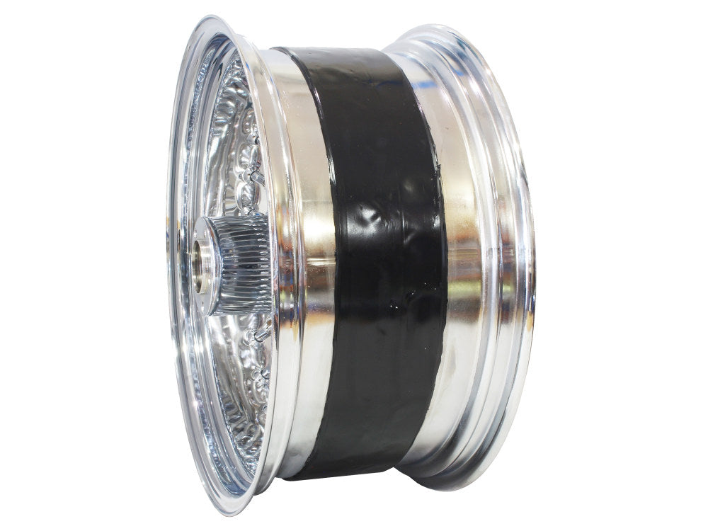 18in. x 8.5in. Mammoth Fat Spoke Rear Wheel - Chrome. Fits Breakout, Fat Boy & FXDR 2018up Models with ABS.