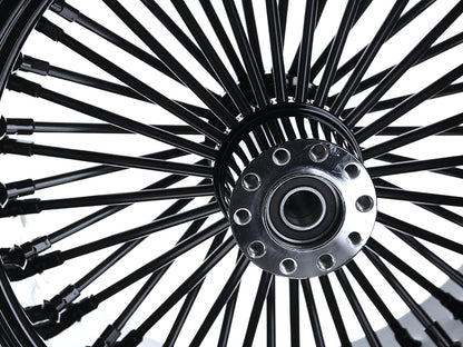 18in. x 8.5in. Mammoth Fat Spoke Rear Wheel - Gloss Black. Fits Breakout, Fat Boy & FXDR 2018up Models with ABS.
