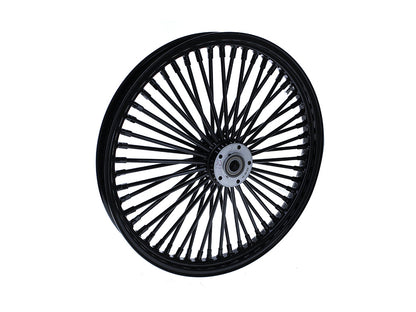 21in. x 2.15in. Mammoth Fat Spoke Front Wheel - Gloss Black. Fits FX Softail 2000-2006 & Dyna Wide Glide 2000-2005.