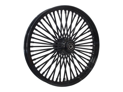 21in. x 2.15in. Mammoth Fat Spoke Front Wheel - Gloss Black. Fits FX Softail 2000-2006 & Dyna Wide Glide 2000-2005.