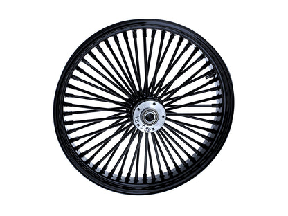 21in. x 2.15in. Mammoth Fat Spoke Front Wheel - Gloss Black. Fits FX Softail 2011-2015.