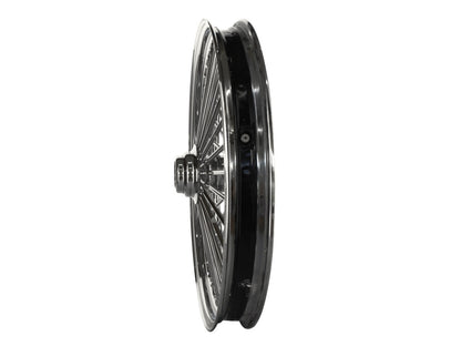 21in. x 2.15in. Mammoth Fat Spoke Front Wheel - Chrome. Fits Sportster 2000-2007 & Dyna 2000-2005.
