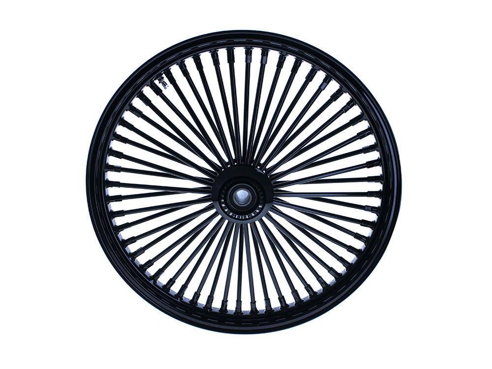 21in. x 2.15in. Mammoth Fat Spoke Front Wheel - Gloss Black. Fits Rocker 2008-2011 & Sportster 2008-2021