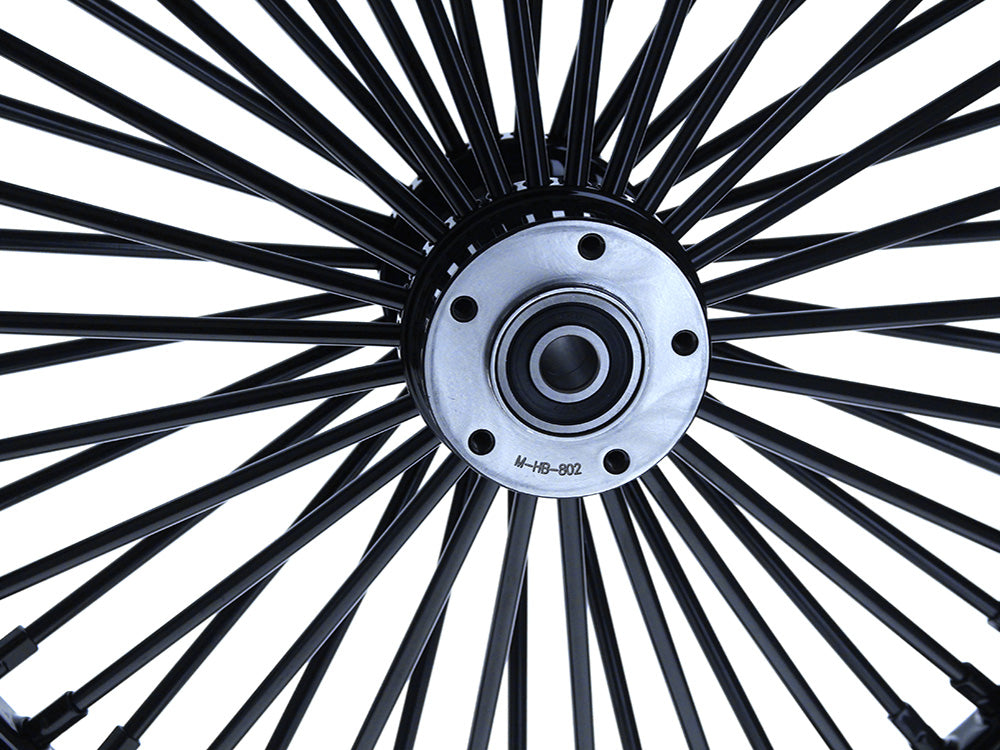 21in. x 2.15in. Mammoth Fat Spoke Front Wheel - Gloss Black. Fits Rocker 2008-2011 & Sportster 2008-2021