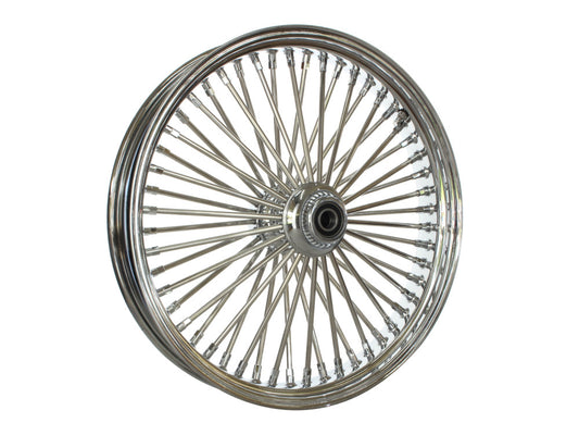 21in. x 3.5in. Mammoth Fat Spoke Front Wheel - Chrome. Fits FX Softail 2011-2015.