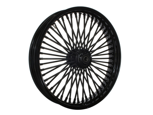 21in. x 3.5in. Mammoth Fat Spoke Front Wheel - Gloss Black. Fits Softail Breakout 2013up.