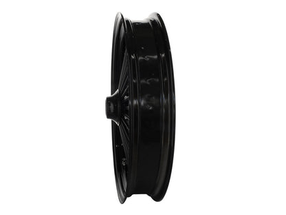 21in. x 3.5in. Mammoth Fat Spoke Front Wheel - Gloss Black. Fits Softail Heritage 2011up, Deluxe 2011-2020, Slim 2012-2021 & Fatboy 2011-2017