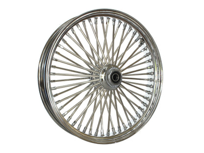 21in. x 3.5in. Mammoth Fat Spoke Front Wheel - Chrome. Fits Softail Heritage 2011up, Deluxe 2011-2020, Slim 2012-2021 & Fatboy 2011-2017