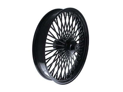 21in. x 3.5in. Mammoth Fat Spoke Front Wheel - Gloss Black. Fits Fatboy 2018up