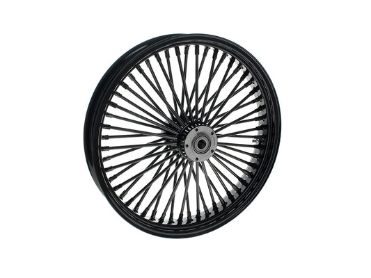 21in. x 3.5in. Mammoth Fat Spoke Front Wheel - Gloss Black. Fits Touring 2008up