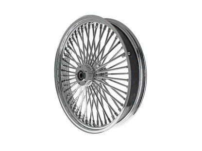 21in. x 3.5in. Mammoth Fat Spoke Front Wheel - Chrome. Fits Dual Disc Mid Glide Dyna Low Rider 2014-2017