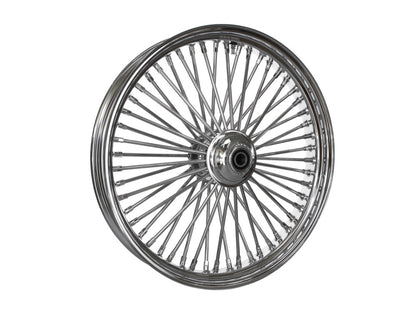 23in. x 3.5in. Mammoth Fat Spoke Front Wheel - Chrome. Fits FL Softail 2000-2006.