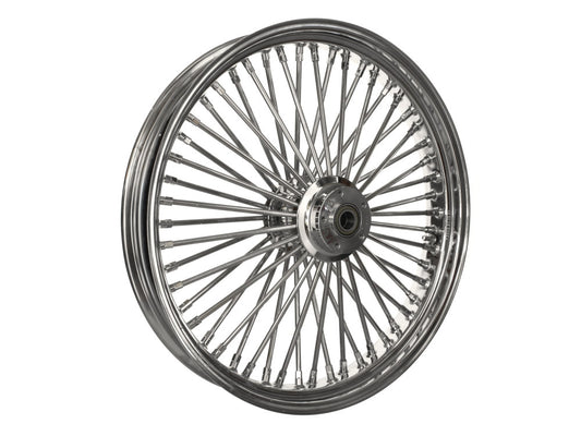23in. x 3.5in. Mammoth Fat Spoke Front Wheel - Chrome. Fits Touring 2008up
