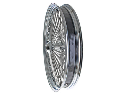 26in. x 3.5in. Mammoth Fat Spoke Front Wheel - Chrome. Fits Softail Heritage 2011up, Deluxe 2011-2020, Slim 2012-2021 & Fatboy 2011-2017