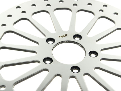 12.6in. Front Super Spoke SS2 Disc Rotor - Polished. Fits Touring 2024up with Custom Wheel and Hub Mounted 320mm Rotors
