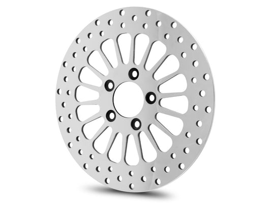 11.5in. Front Super Spoke SS2 Disc Rotor - Polished. Fits Big Twin & Sportster 2000-2014