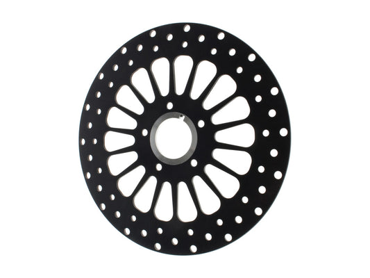 11.5in. Front Super Spoke SS2 Disc Rotor - Black. Fits Big Twin & Sportster 2000-2014