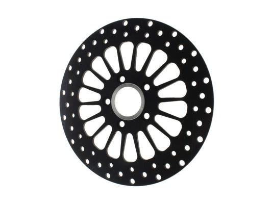 11.5in. Rear Super Spoke SS2 Disc Rotor - Black. Fits Big Twin 2000up & Sportster 2000-2010