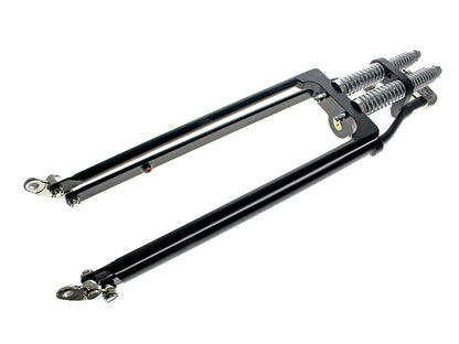 26in. Oversize Length Springer Front End Assembly - Black.