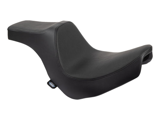 Predator 3 Dual Seat - Smooth Black. Fits Sport Glide & Low Rider 2018up, Low Rider S 2020up & Low Rider ST 2022up