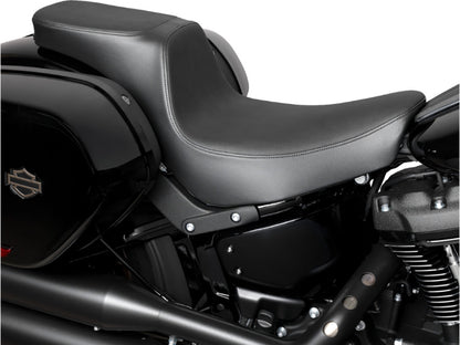 Performance Predator 2up Dual Seat - Smooth Black. Fits Sport Glide & Low Rider 2018up, Low Rider S 2020up & Low Rider ST 2022up