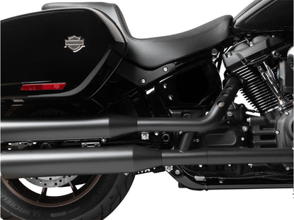 Performance Predator 2up Dual Seat - Smooth Black. Fits Sport Glide & Low Rider 2018up, Low Rider S 2020up & Low Rider ST 2022up