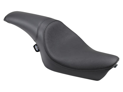 Predator Dual Seat - Smooth Black. Fits Sportster 2004-2021