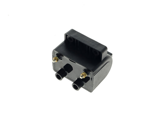 Ignition Coil - Black. Fits Big Twin & Sportster 1980-1984 with Electronic Ignition