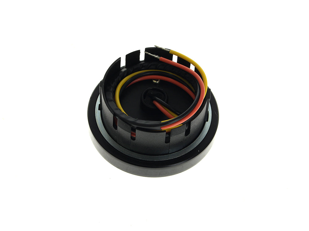 LED Style Fuel Gauge - Black. Fits Softail 2008-2017 Dyna 2009-2017, Road King 2008-2025 & Freewheeler Trike 2015-2025