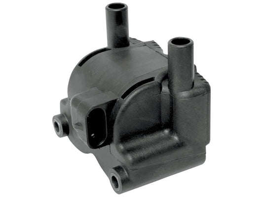 Ignition Coil - Black. Fits Softail 2001-2006, Dyna 2004-2011 & Touring 2002-2007 with Delphi EFI.