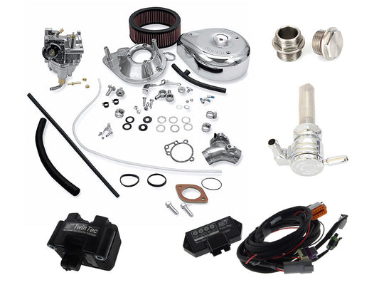 Delphi Fuel Injection to Carb Conversion Kit. Fits Softail, Dyna & Touring 2004-2006