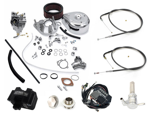 Magneti Marelli Fuel Injection to Carb Conversion Kit. Fits EFI Twin Cam Touring Models 1999-2001